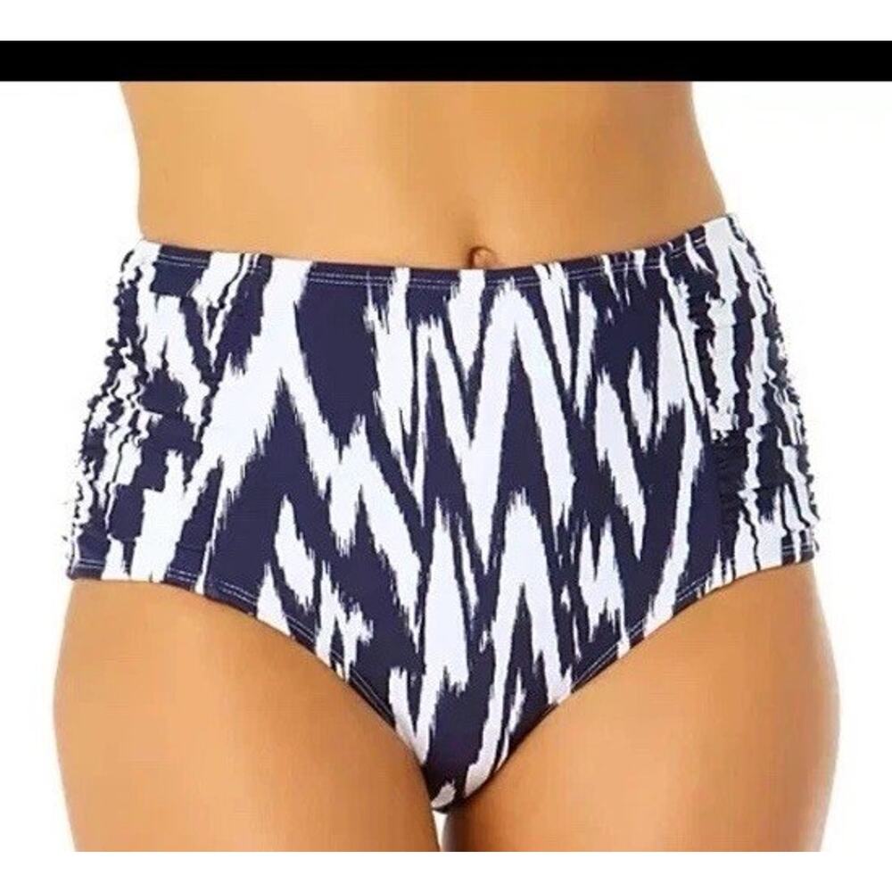 Anne Cole Limited Edition Women's High Waist Bikini Bottom Size XL Navy